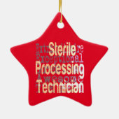 Extraordinaire technicus voor Steriele Verwerking Keramisch Ornament (Achterkant)