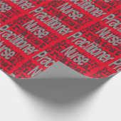 Extraordinaire verpleegkundige cadeaupapier (Hoek)