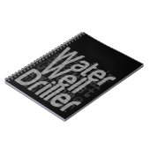 Extraordinaire waterboormachine notitieboek (Linkerzijde)