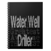 Extraordinaire waterboormachine notitieboek (Voorkant)