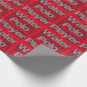 Extraordinaire waterpoloverspeler cadeaupapier (Hoek)