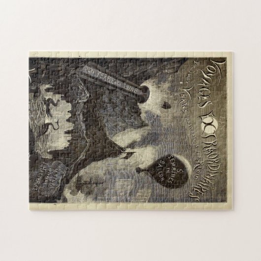 Extraordinaires voor reizen van Jules Verne (1861) Legpuzzel (Horizontaal)