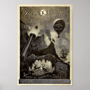 Extraordinaires voor reizen van Jules Verne (1861) Poster