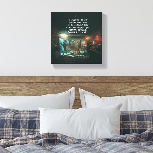 Extraordinário Canvas Afdruk (Insitu (Slaapkamer))