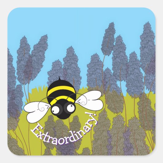 Extraordinary Bee Sticker (Voorkant)