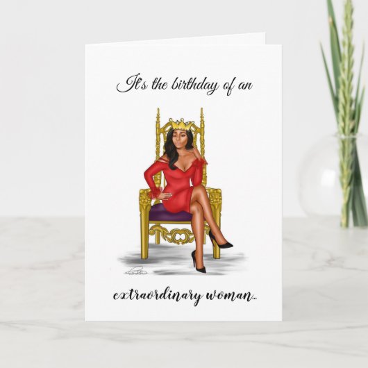Extraordinary woman kaart (Voorkant)