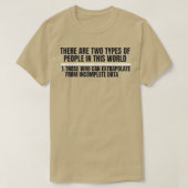 Extrapolate T ShirtData Science Shirt 518 (Design voorkant)