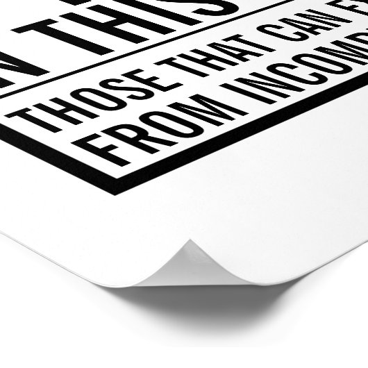 Extrapoleren van onvolledige humor van gegevensgee poster (Hoek)