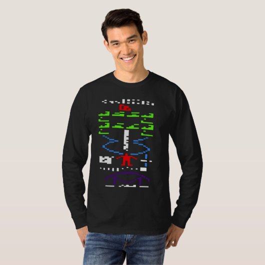 Extraterrestrial  Arecibo Alien Message T-shirt (Voorkant volledig)