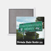 Extraterrestrial Highway Sign Fotomagneet Magneet (Voorkant / Achterkant)