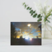 Extraterrestrials die neer van een UFO spelen Briefkaart (Staand voorkant)