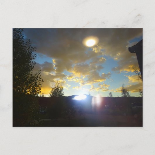 Extraterrestrials die neer van een UFO spelen Briefkaart (Voorkant)