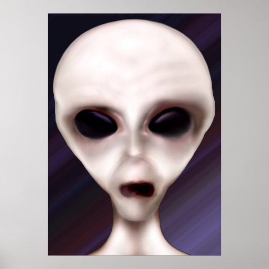 Extraterrestrische biologische entiteit poster (Voorkant)
