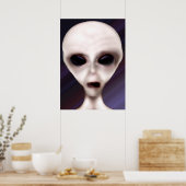 Extraterrestrische biologische entiteit poster (Keuken)