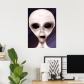 Extraterrestrische biologische entiteit poster (Thuiskantoor)