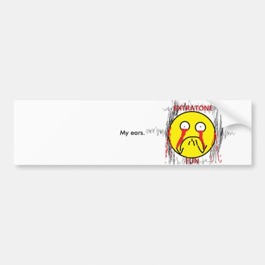 Extratone Fun Bumber Sticker (Voorkant)