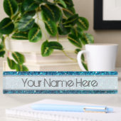 Extravagant Blue Glitter Shine Naambordje