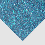 Extravagant Blue Glitter Shine Tissuepapier (Detail)