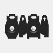 Extravagant Business Brandend Black Bedankdoosjes (Uitgevouwen)