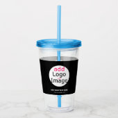 Extravagant Business Chic  Logo Black Acryl Drinkbeker (Voorkant)