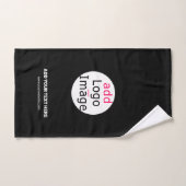 Extravagant Business Chic Logo Black Bad Handdoek (Handdoek)