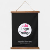 Extravagant Business Chic  Logo Black Hangend Wandkleed (Voorkant)