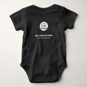 Extravagant Business Chic  Logo Black Romper (Achterkant)