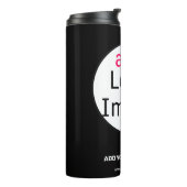 Extravagant Business Chic  Logo Black Thermosbeker (Gedraaid links)