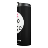 Extravagant Business Chic  Logo Black Thermosbeker (Geroteerd rechts)
