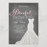 Extravagant dress-alkbord | Vrijgezellenfeest Kaart<br><div class="desc">Stuur je gasten een uitnodiging die ze niet zullen vergeten! Deze chic en elegante Bridal Shower-uitnodiging bevat een trouwjurk. Voor een nog meer gedenkwaardige uitnodiging selecteert u een doorgesneden vorm,  getextureerd papier of een dubbeldik papier.</div>