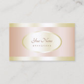 Extravagant Gold en Roos Gold Effect Professional Visitekaartje (Voorkant)