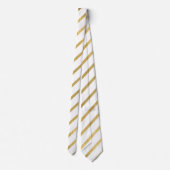Extravagant gouden strips-ontwerp stropdas (Achterkant)
