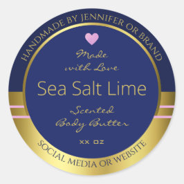 Extravagant Product Verpakking Etiketten Blauw en 