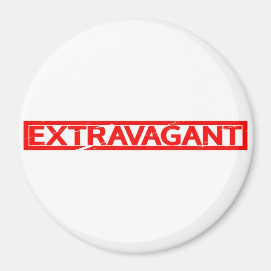 Extravagant stempel magneet (Voorkant)