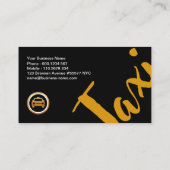 Extravagant zwart, eenvoudig verkrijgbaar, Profess Visitekaartje (Achterkant)