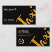 Extravagant zwart, eenvoudig verkrijgbaar, Profess Visitekaartje (Voorkant / Achterkant)