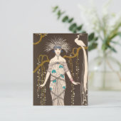 Extravagante avondfoto briefkaart (Staand voorkant)