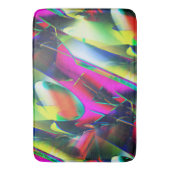 Extravagante kleuren van abstracte en showvormen badmat (Voorkant Verticaal)