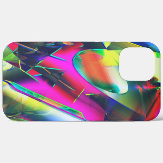 Extravagante kleuren van abstracte en showvormen Case-Mate iPhone case (Achterkant (horizontaal))