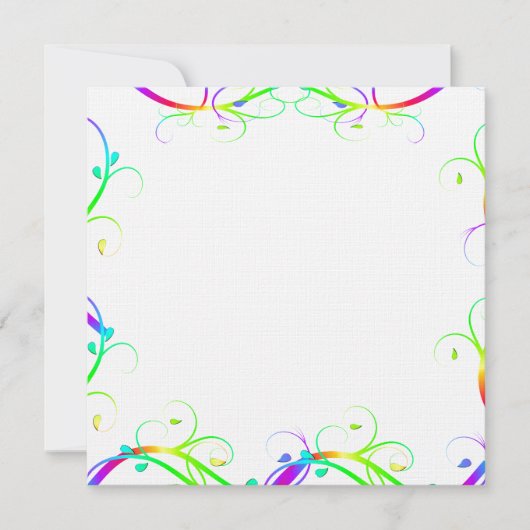 Extravagante regenboogvlakken (Voorkant)