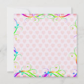 Extravagante regenboogvloed en roze harten (Voorkant)