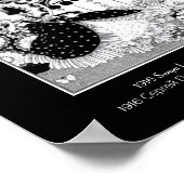 Extravagante Rococo-vrouw Russische Art Nouveau Poster (Hoek)