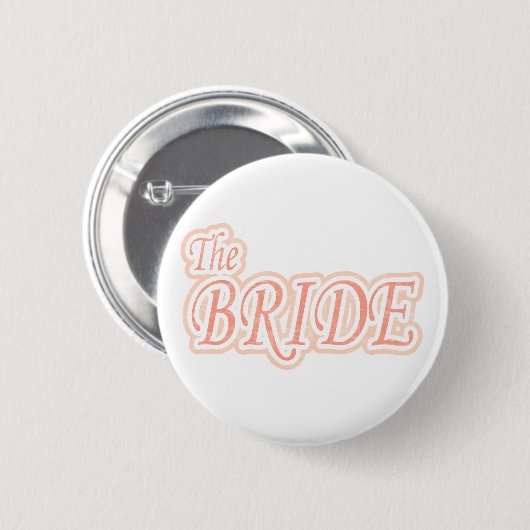 Extravaganza Bride Ronde Button 5,7 Cm (Voorkant /achterkant)