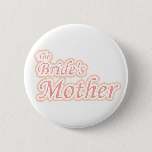 Extravaganza Bride's moeder Ronde Button 5,7 Cm (Voorkant)