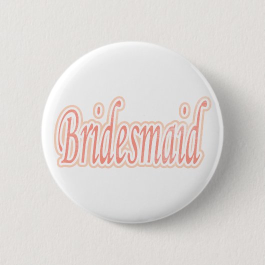 Extravaganza Bridesmaid Ronde Button 5,7 Cm (Voorkant)