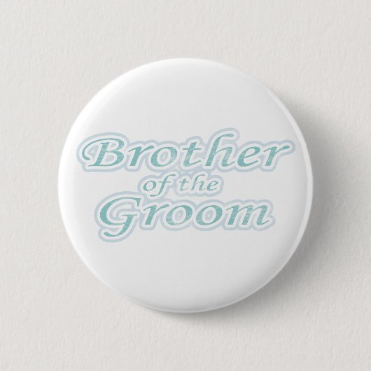 Extravaganza Brother van Groom Ronde Button 5,7 Cm (Voorkant)