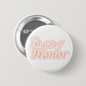 Extravaganza Maid of Honor Ronde Button 5,7 Cm (Voorkant /achterkant)