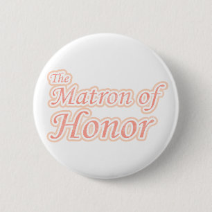 Extravaganza Matron of Honor Ronde Button 5,7 Cm