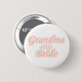 Extravaganza oma van Bride Ronde Button 5,7 Cm (Voorkant /achterkant)