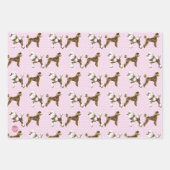 extravantes Taubendekor , Bambi und Pudelmuster Inpakpapier Vel (Voorkant 2)